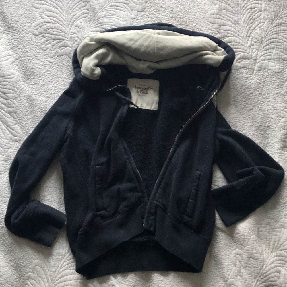 Abercrombie & Fitch Medium Dark Blue Hoodie Cozy